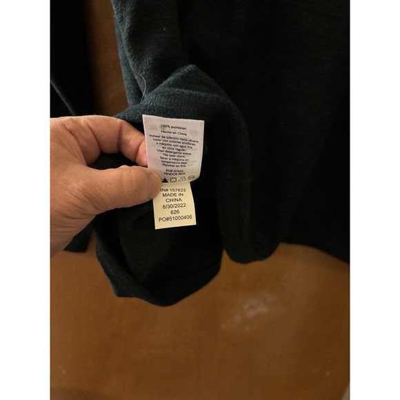 Eddie Bauer Women’s 1/4 Zip Jacket Blue green Size XXL NWT - Picture 3 of 7